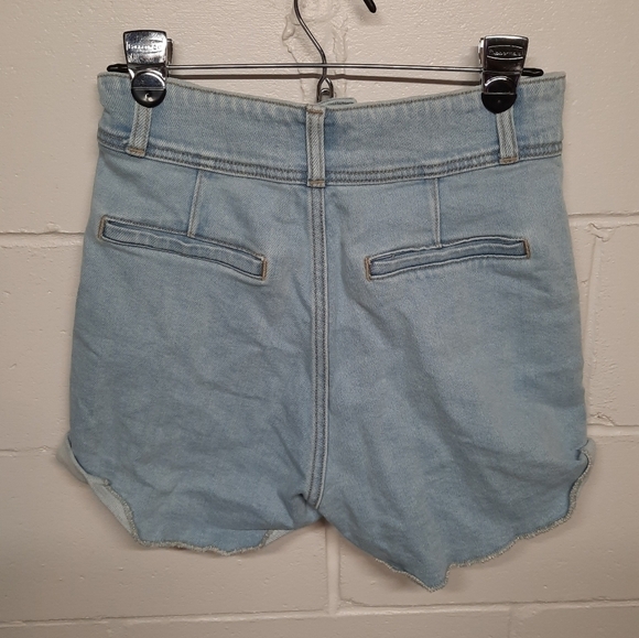 Kancan Mom Fit Jean Shorts Womens Size 27 Blue - Picture 3 of 6